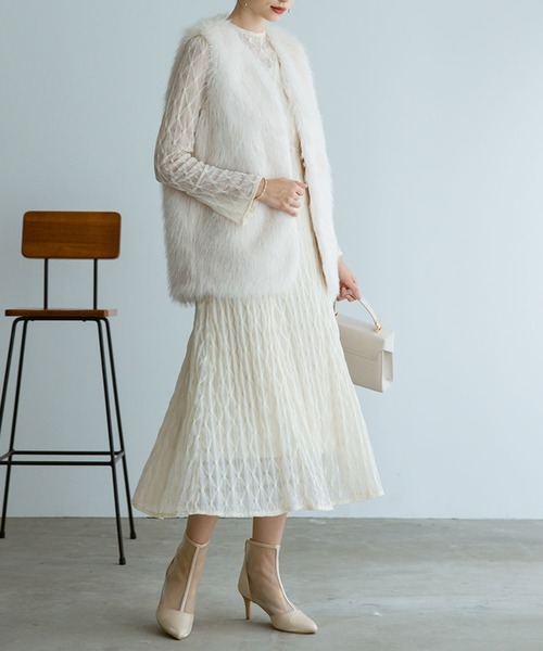 Dorry Doll（ドリードール） ベスト ジレ ファーベスト レディース