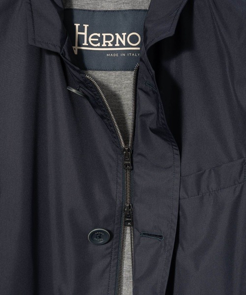 ダウンジャケット ダウン HERNO ヘルノ ステンカラーコート メンズの画像