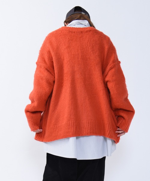 CALIFORNIA OUTFITTERS カーディガン 2-10B3 深 Vネック シャギー