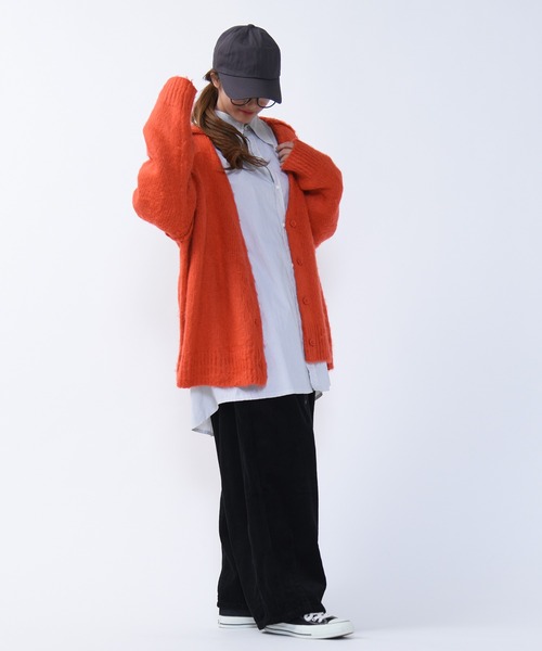 CALIFORNIA OUTFITTERS カーディガン 2-10B3 深 Vネック シャギー