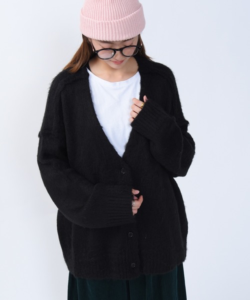 CALIFORNIA OUTFITTERS カーディガン 2-10B3 深 Vネック シャギー