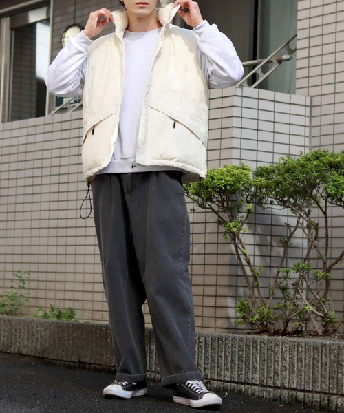 SITRY（シトリー） ダウンベスト ベスト nylon washer fabric level 7