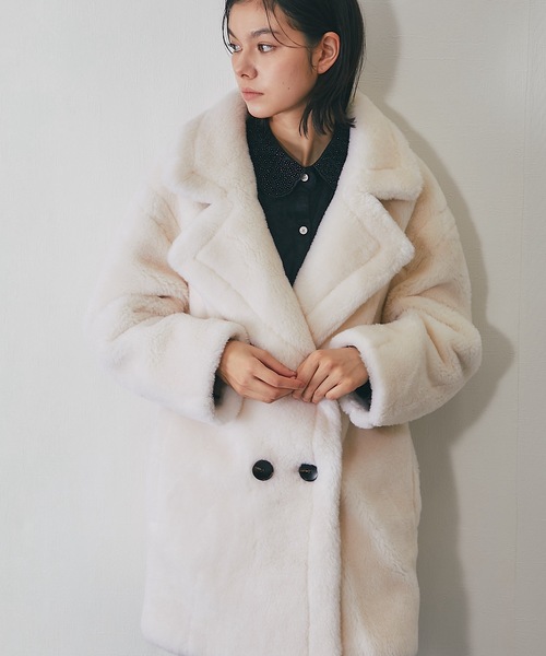 SMILE ORCHID（スマイルオーキッド） ムートンコート ボアコート