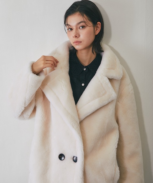 SMILE ORCHID（スマイルオーキッド） ムートンコート ボアコート