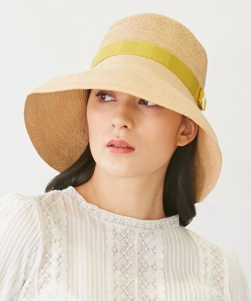 Athena New York　ストローハット　つば広めタイプ Athena New Yorkストローハットつば広めタイプ