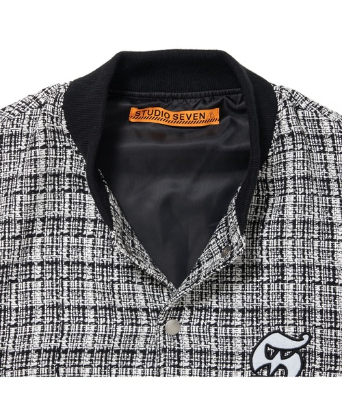 STUDIO SEVEN ブルゾン アウター Tweed Jacket「STUDIOSEVEN/スタジオ
