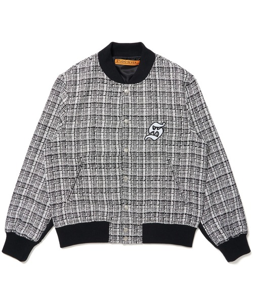 STUDIO SEVEN ブルゾン アウター Tweed Jacket「STUDIOSEVEN/スタジオ