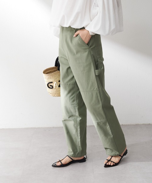 ウィムガゼット　切り替えコットンパンツ Whim Gazette パンツ 切替コットンパンツ レディース : ZOZOTOWN