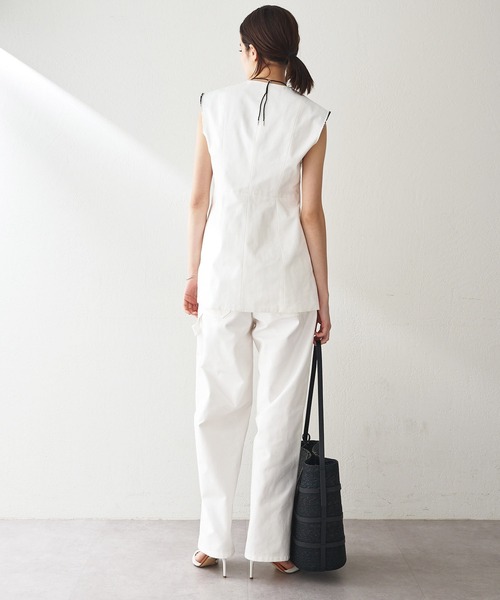 ウィムガゼット　切り替えコットンパンツ Whim Gazette（ウィム ガゼット） パンツ 切替コットンパンツ