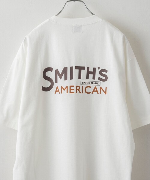 tシャツ SMITH'S（スミス）別注ロゴプリントTシャツ メンズ