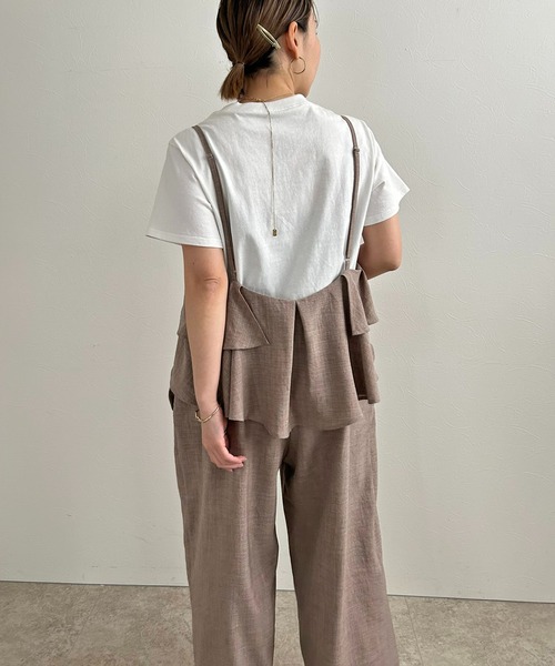 新品【LHELBIE】フリルビスチェキャミサロペット フリルビスチェキャミサロペット LHELBIE│Eimee Law & LHELBIE
