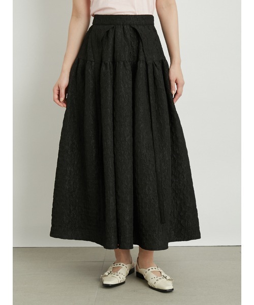 スカート 「WEB限定カラー」3WAYバルーンジャガードスカート  