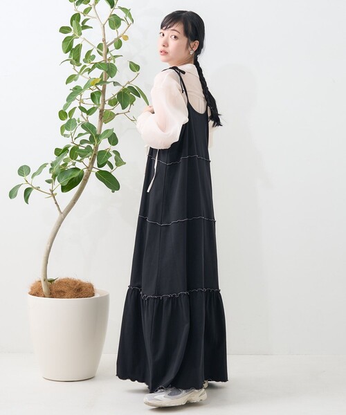 ワンピース 肩リボン 配色メローキャミワンピース | FREAK'S STORE | 17