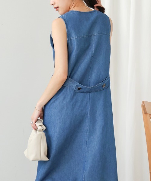 Bou Jeloud ワンピース ロングデニムジレ : ZOZOTOWN Yahoo!店