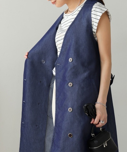 Bou Jeloud ワンピース ロングデニムジレ : ZOZOTOWN Yahoo!店