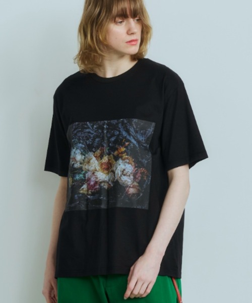tシャツ OPULENCE × Shinichiro Shiraishi フォトTシャツ(レディース) レディース OPULENCE tシャツ × Shinichiro Shiraishi フォトTシャツ