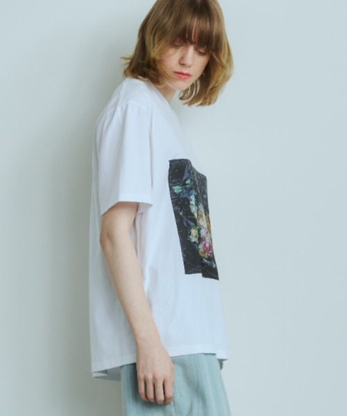 tシャツ OPULENCE × Shinichiro Shiraishi フォトTシャツ(レディース) レディース OPULENCE tシャツ × Shinichiro Shiraishi フォトTシャツ