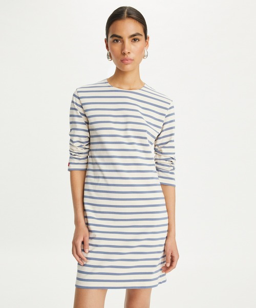 ワンピース スクラッチスリーブ ジャージー Tシャツドレス レディース  