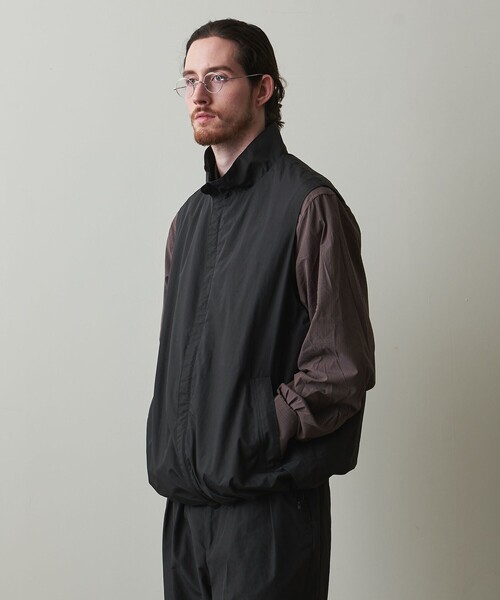 steven alan グレー ジップアップベスト Steven Alan（スティーブンアラン）の「＜BURK × Steven Alan