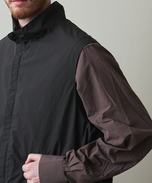 ＜Steven Alan＞ ベリーマエックス スタンドカラー ジップアップベスト STEVEN ALAN ベスト ジレ 「Steven Alan」 ベリーマエックス