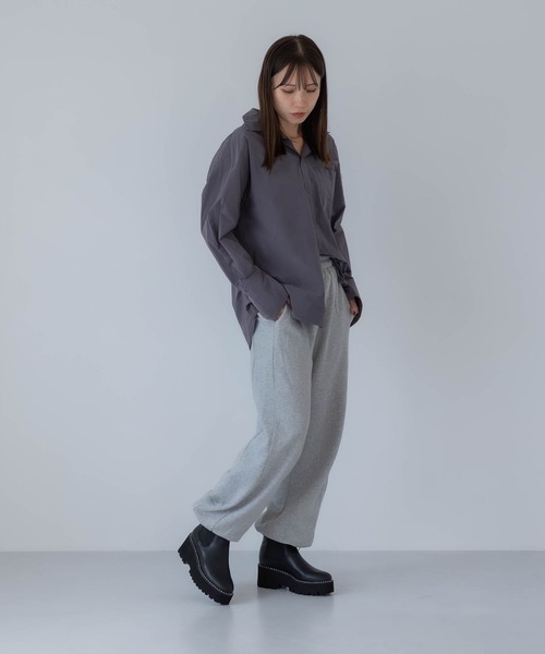 EVOL（イーボル） ブーツ 「EVOL」厚底サイドジップストレッチブーツ