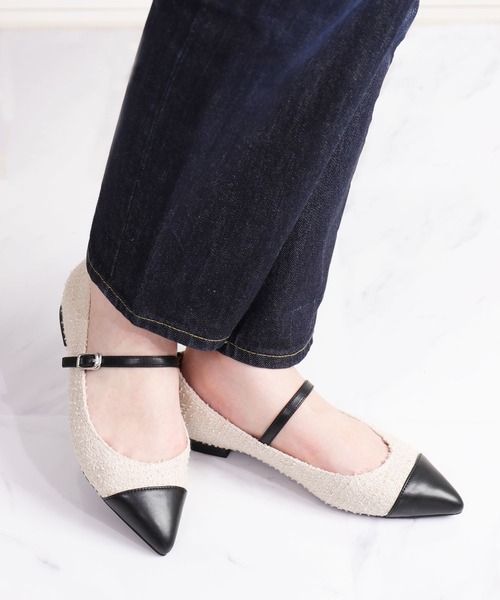 artemis by DIANA パンプス バイカラー メリージェーンフラット