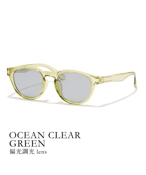 jugaad14 OCEAN CLEAR green サングラス Jugaad14 サングラス 「Jugaad14」OCEAN CLEAR green レディース