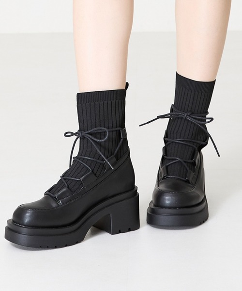 ORiental TRaffic（オリエンタルトラフィック） ブーツ ニット