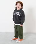 ワイドパンツ パンツ あったか防風 裏フリース...の詳細画像2