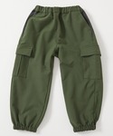ワイドパンツ パンツ あったか防風 裏フリース...の詳細画像4