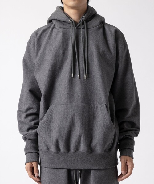 JOHN LAWRENCE SULLIVAN パーカー 緑 0196225E0029 STUDIOUS別注 PAINTED SWEAT HOODIE（パーカー）｜JOHN LAWRENCE