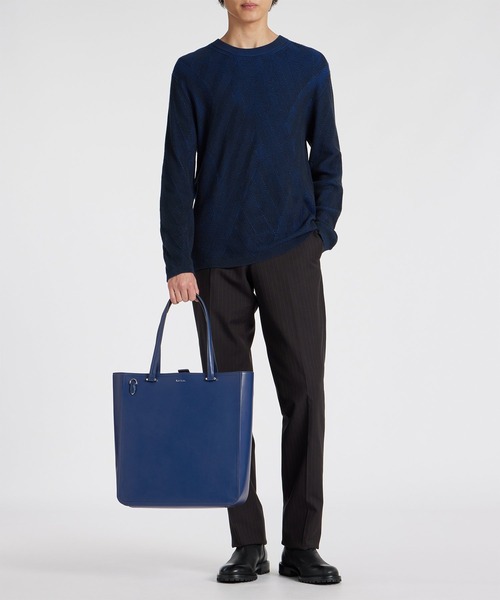 Paul Smith ポールスミス シグネチャーストライプトリム トートバッグ Paul Smith トートバッグ シグネチャーストライプトリム トート