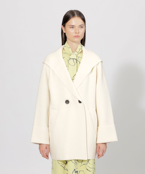 EPOCA（エポカ） ピーコート pコート フーデッドコクーン ニットコート