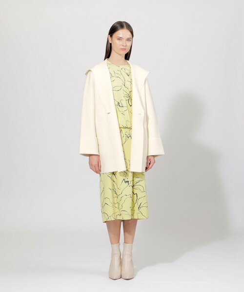 EPOCA（エポカ） ピーコート pコート フーデッドコクーン ニットコート