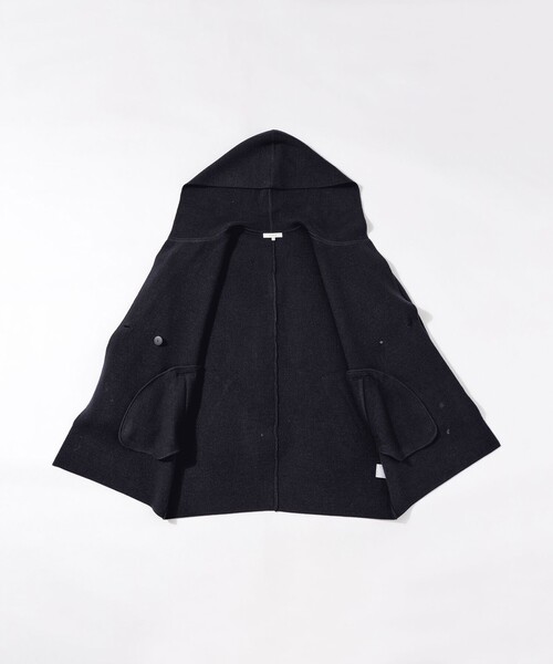 EPOCA（エポカ） ピーコート pコート フーデッドコクーン ニットコート