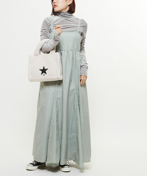 CLANE（クラネ）の「CLANE/クラネ/SHEER VELOUR POWER SHOULDER TOPS