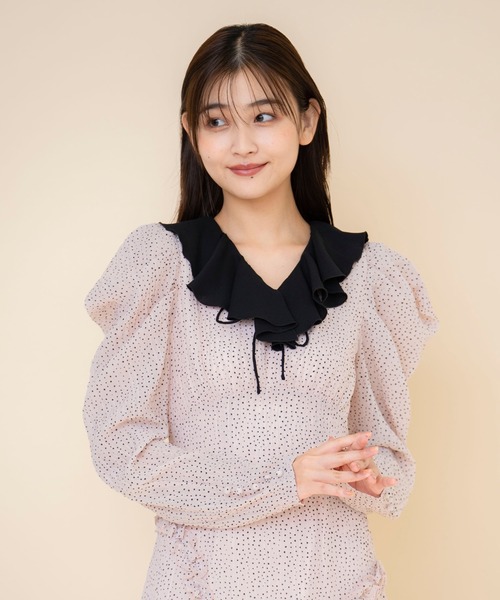 卸売 REDYAZEL ZOZOTOWN : フリルカラードットワンピース ワンピース ワンピース