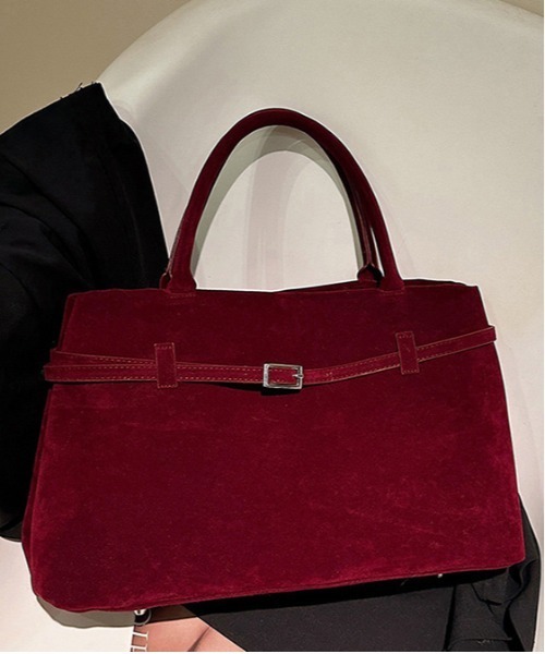  ★スエード トート ショルダーバッグ ハンドバッグ HEILIS ハンドバッグ ワンハンドルスエードショルダーバッグ