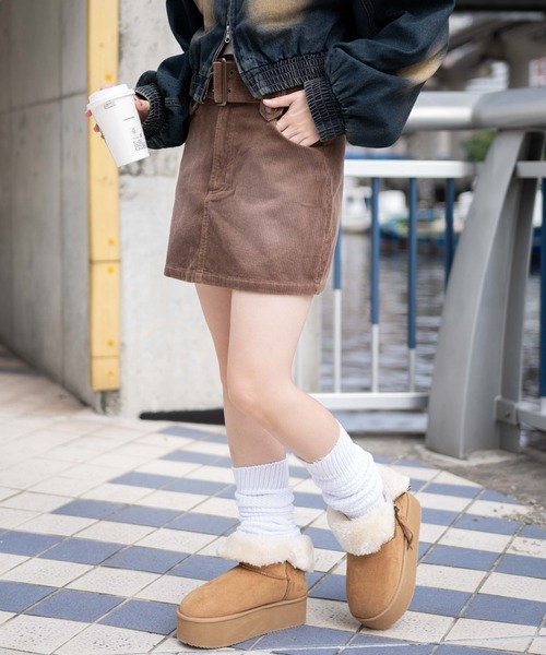 EVISU ピンク コーデュロイ ミニスカート コーデュロイミニスカート – WEGO ONLINE STORE
