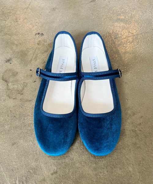StyleSea（スタイルシー） バレエシューズ パンプス ベルベット
