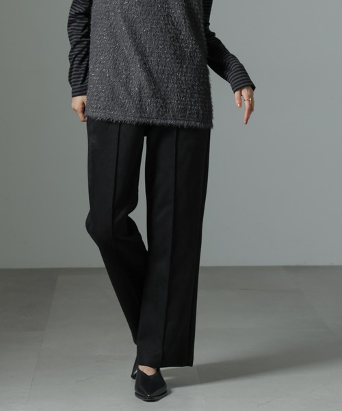 NANO universe（ナノ・ユニバース） パンツ カットスエードパンツ