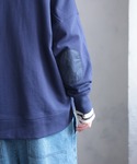 カーディガン everydayな、肘パッチカー...の詳細画像3