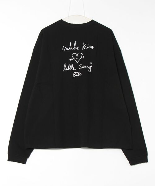 tシャツ 「8」「little sunny bite x natalie krim」 a girl long tee レディース メンズ Little sunny bite tシャツ 「8」「little x natalie krim」 a