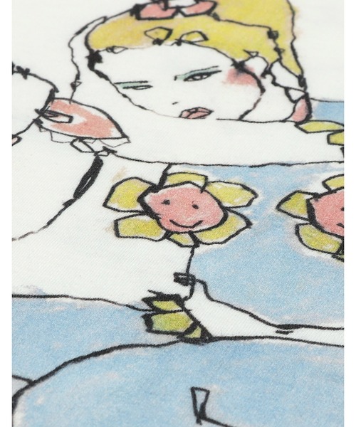 Little sunny bite tシャツ 「little x natalie krim」 a girl