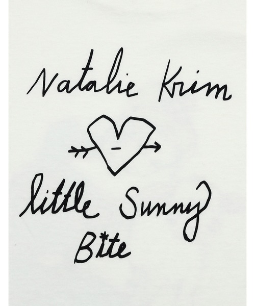 tシャツ little sunny bite x natalie krim a girl long tee レディース メンズ Little sunny bite tシャツ little x natalie krim a girl long