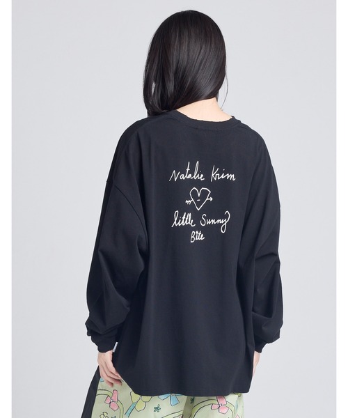tシャツ /little sunny bite x natalie krim/long tee レディース メンズ Little sunny bite tシャツ 「little x natalie krim」 a girl