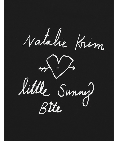 tシャツ little sunny bite x natalie krim a girl long tee レディース メンズ Little sunny bite tシャツ 「little x natalie krim」 a girl
