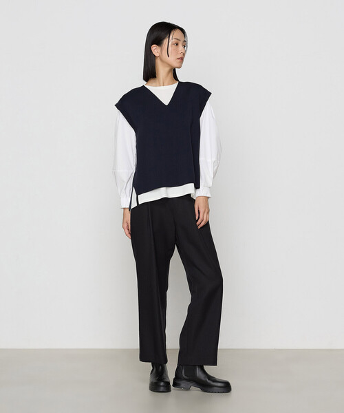 Gabardine K.T（ギャバジンK.T） tシャツ ポンチ 袖パフプルオーバー