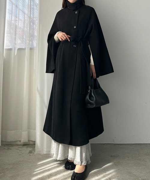 「Louere」 ステンカラーコート X-LARGE アイボリー レディース_画像6