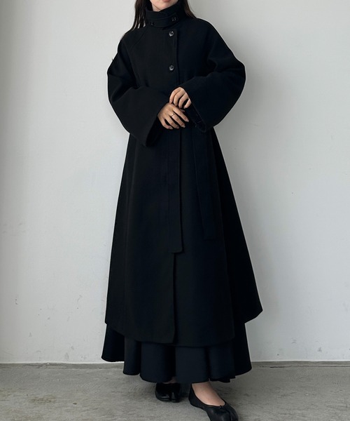 「Louere」 ステンカラーコート X-LARGE アイボリー レディース_画像7